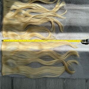 Blonde natural Hair Extensions - Natural Blonde European
